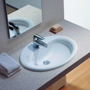 Chậu rửa âm bàn dương vành American Standard WP-F509