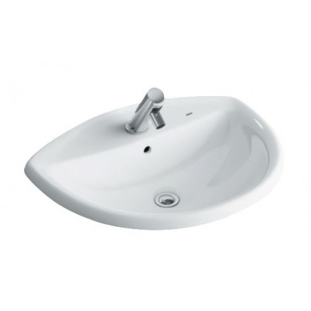 Chậu rửa âm bàn dương vành Inax L-2396V