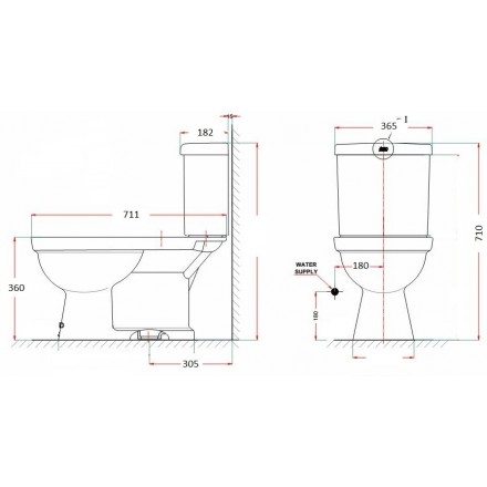 Bồn cầu hai khối American Standard VF-2314 (VF-3395+VF-4013) - Ảnh 2
