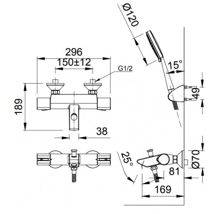 Sen tay nóng lạnh Inax BFV-6013T - Ảnh 2