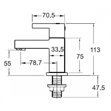 Vòi rửa nóng lạnh American Standard Voda A-7018C - Ảnh 2