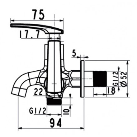 Vòi rửa nóng lạnh American Standard WIL A-7016C - Ảnh 2