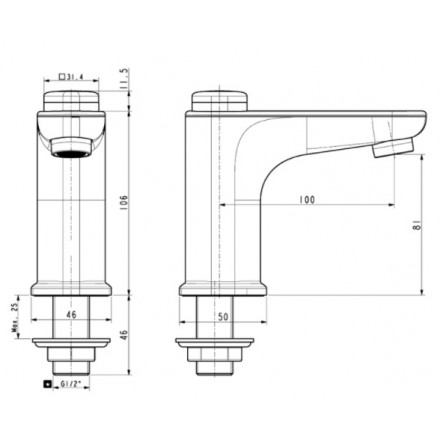 Vòi rửa lạnh American Standard Gala WF-T823 - Ảnh 2