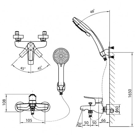 Sen tay nóng lạnh Inax BFV-313S - Ảnh 2