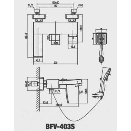 Sen tay nóng lạnh Inax BFV-403S - Ảnh 2