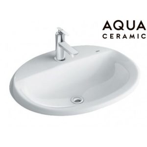 Chậu rửa âm bàn dương vành Inax Aqua Ceramic AL-2395V