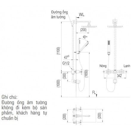 Sen tay nóng lạnh Inax BFV-81SEHC - Ảnh 2