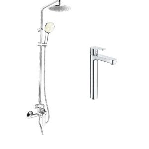 Bộ vòi chậu – Sen tắm Inax LFV-2012SH+BFV-2015S