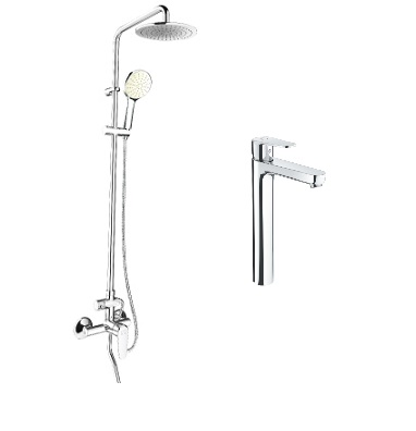 Bộ vòi chậu – Sen tắm Inax LFV-2012SH+BFV-2015S