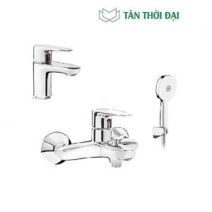 Bộ vòi chậu – Sen tắm Inax LFV-1112S + BFV-1113S-4C