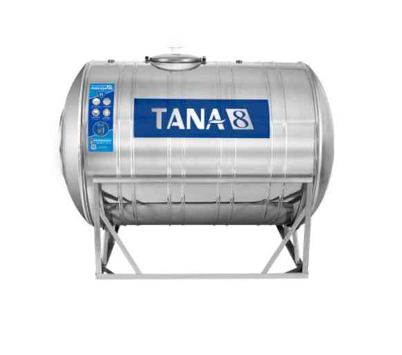 Bồn nước inox Tân Á 8 ngang 2000 lít (Ø1140)
