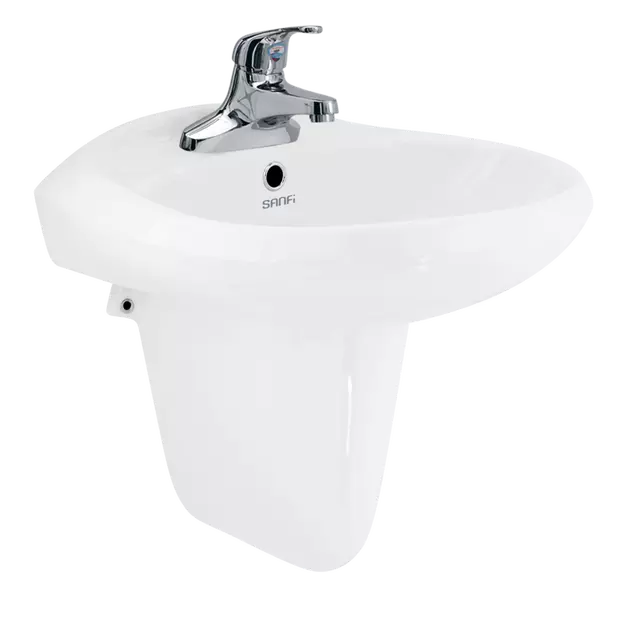 Chân chậu ngắn Viglacera Sanfi S602