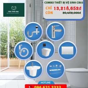 Combo Thiết Bị Vệ Sinh – Phòng Tắm – CB03