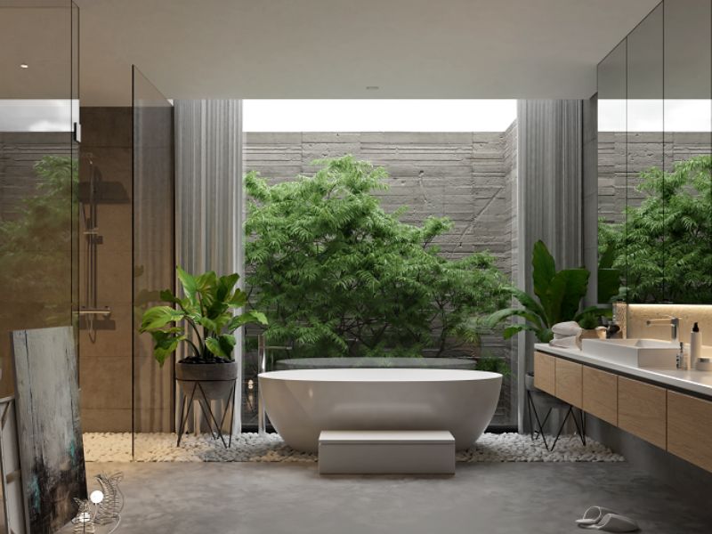 Bắt kịp xu hướng thiết kế phòng tắm mới nhất 2022